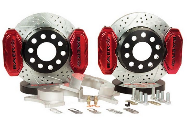 11" Rear SS4+ Deep Stage Brake System - Fire Red